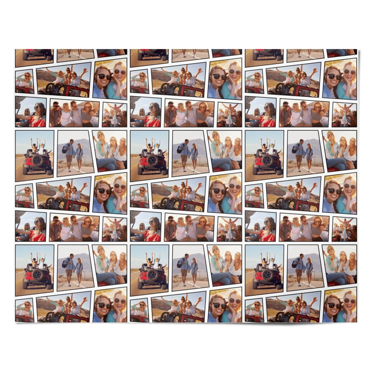 Abstract Comic Strip Photo Wrapping Paper - Image 4