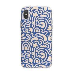 Abstract IPhone Case -Wrap & Case Store Abstract iPhone X Bumper Case on Silver iPhone Alternative Image 1