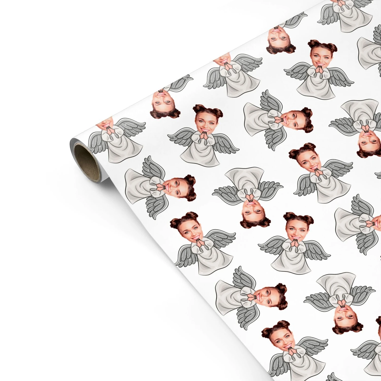 Angel Photo Face Wrapping Paper - Image 2