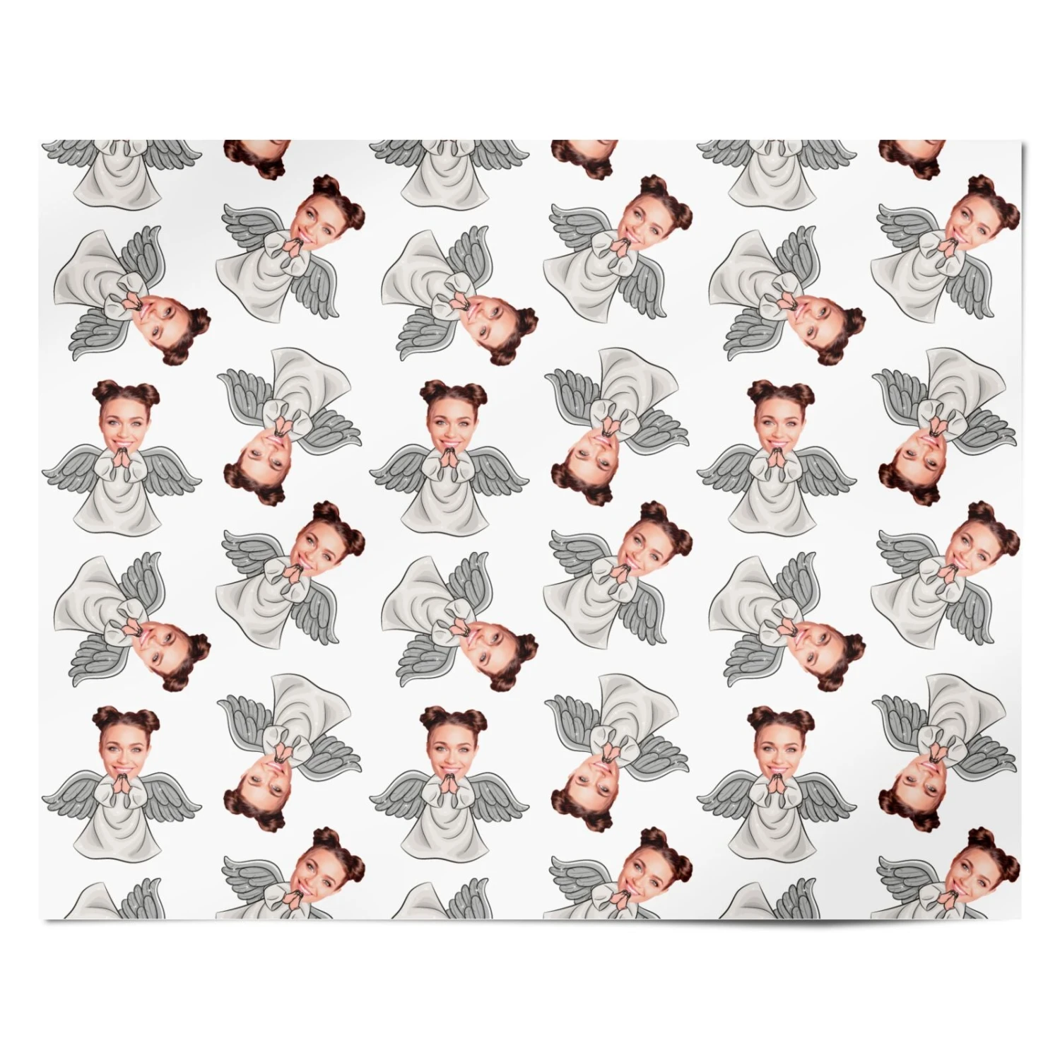 Angel Photo Face Wrapping Paper - Image 4