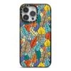 Autumn Leaves IPhone Case -Wrap & Case Store Autumn Leaves iPhone 14 Pro Max Black Impact Case on Silver phone