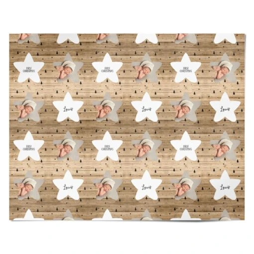 Baby Photo Upload Wrapping Paper - Image 4