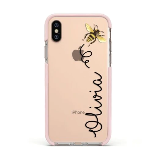 Bee In Flight Personalised Name IPhone Case - Image 20