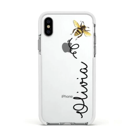 Bee In Flight Personalised Name IPhone Case - Image 16