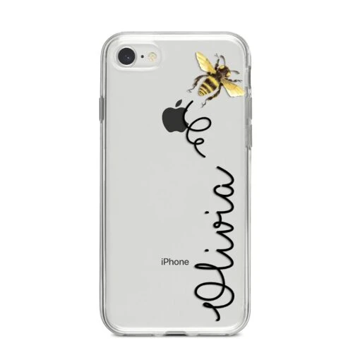Bee In Flight Personalised Name IPhone Case - Image 8