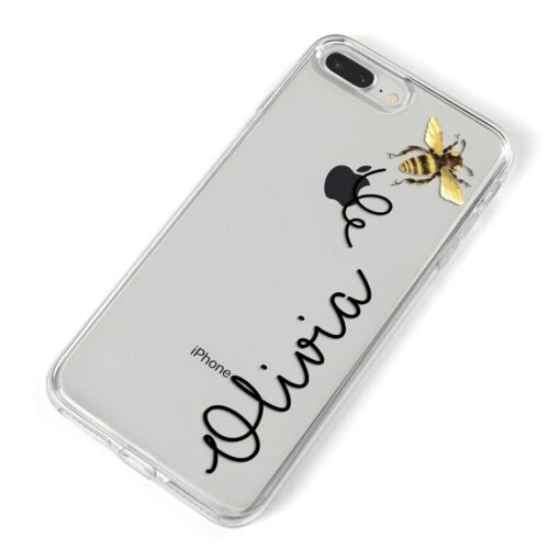 Bee In Flight Personalised Name IPhone Case - Image 11