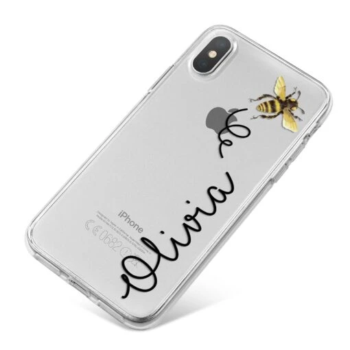 Bee In Flight Personalised Name IPhone Case - Image 7