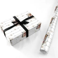 Best Friend Photo Wrapping Paper -Wrap & Case Store Best Friend Photo Personalised Wrapping Paper