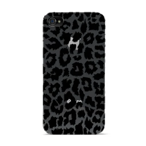 Black & White Leopard Print IPhone Case - Image 4