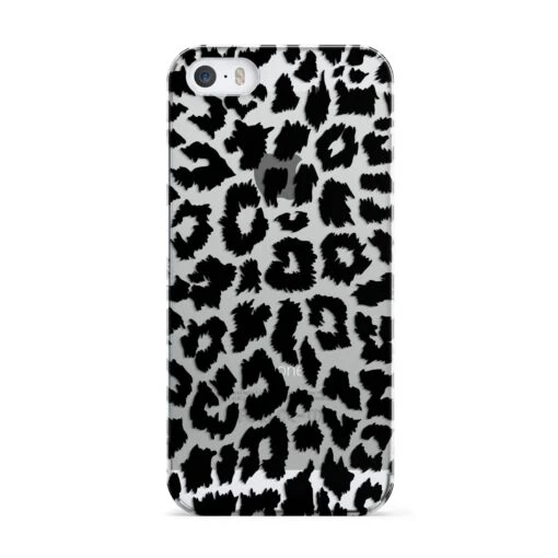 Black & White Leopard Print IPhone Case - Image 3