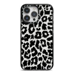 Black & White Leopard Print IPhone Case