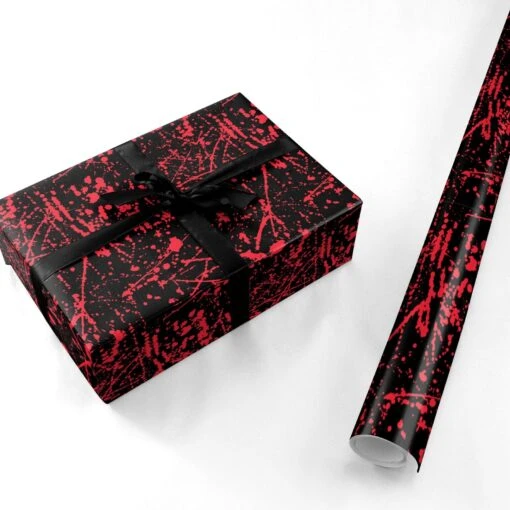 Blood Splatters Wrapping Paper - Image 3