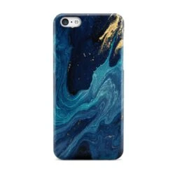 Front Page -Wrap & Case Store Blue Lagoon Marble Apple iPhone 5c Case