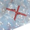 Blue Onyx Marble Wrapping Paper -Wrap & Case Store Blue Onyx Marble Custom Wrapping Paper