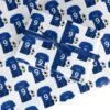 Blue Personalised Name Football Shirt Wrapping Paper -Wrap & Case Store Blue Personalised Name Football Shirt Custom Wrapping Paper