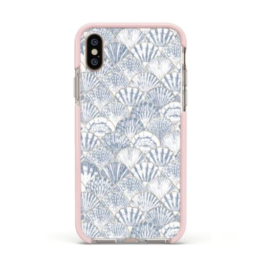 Blue Seashell Pattern IPhone Case - Image 17