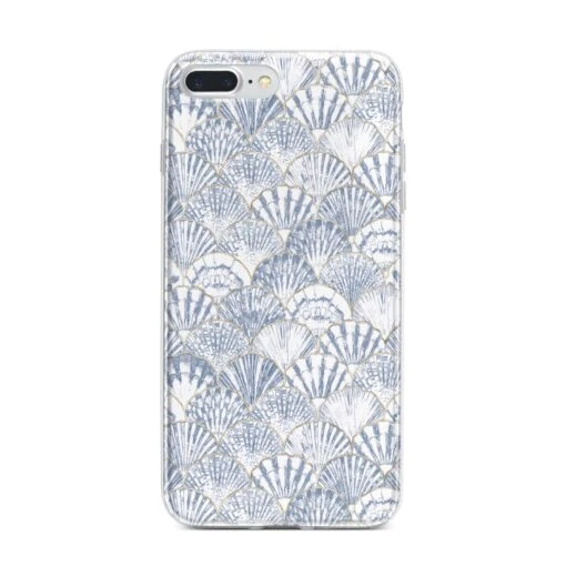 Blue Seashell Pattern IPhone Case - Image 14