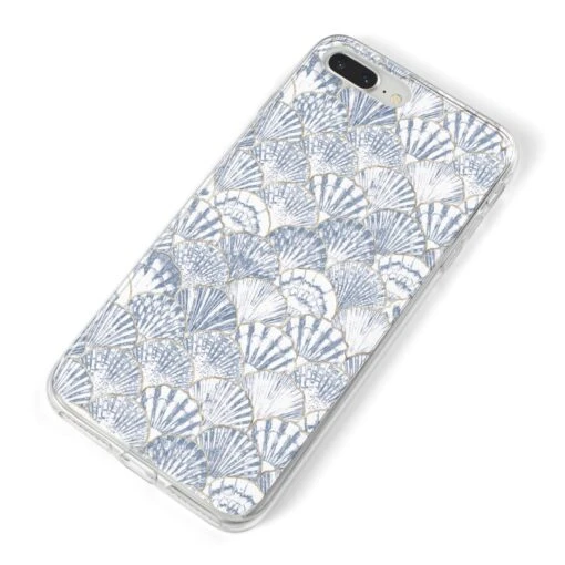 Blue Seashell Pattern IPhone Case - Image 11