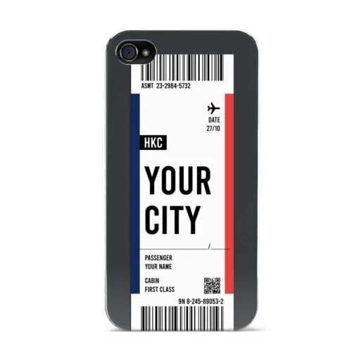Boarding Pass Ticket IPhone Case - Image 4