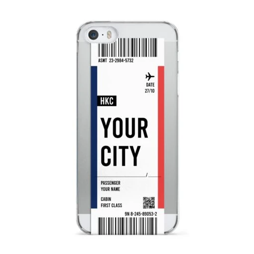 Boarding Pass Ticket IPhone Case - Image 3