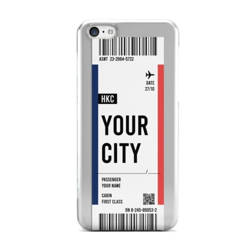 Boarding Pass Ticket IPhone Case - Image 2