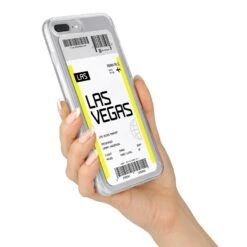 Boarding Pass IPhone Case -Wrap & Case Store Boarding Pass iPhone 7 Plus Bumper Case on Silver iPhone Alternative Image