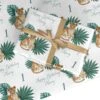 Boys Safari Wildlife Personalised Wrapping Paper -Wrap & Case Store Boys Safari Wildlife Personalised Custom Wrapping Paper