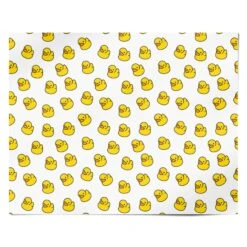 Bright Yellow Rubber Duck Pattern Wrapping Paper -Wrap & Case Store Bright Yellow Rubber Duck Pattern Personalised Wrapping Paper Alternative