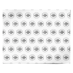 Business Logo Custom Wrapping Paper -Wrap & Case Store Business Logo Custom Personalised Wrapping Paper Alternative