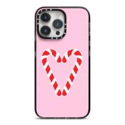 Candy Cane Heart IPhone Case