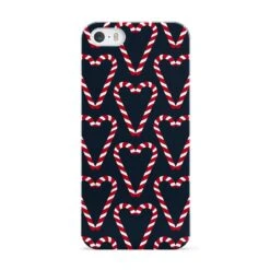 Candy Cane Pattern IPhone Case -Wrap & Case Store Candy Cane Pattern Apple iPhone 5 Case