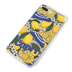Capri IPhone Case -Wrap & Case Store Capri iPhone 8 Plus Bumper Case on Silver iPhone Alternative Image