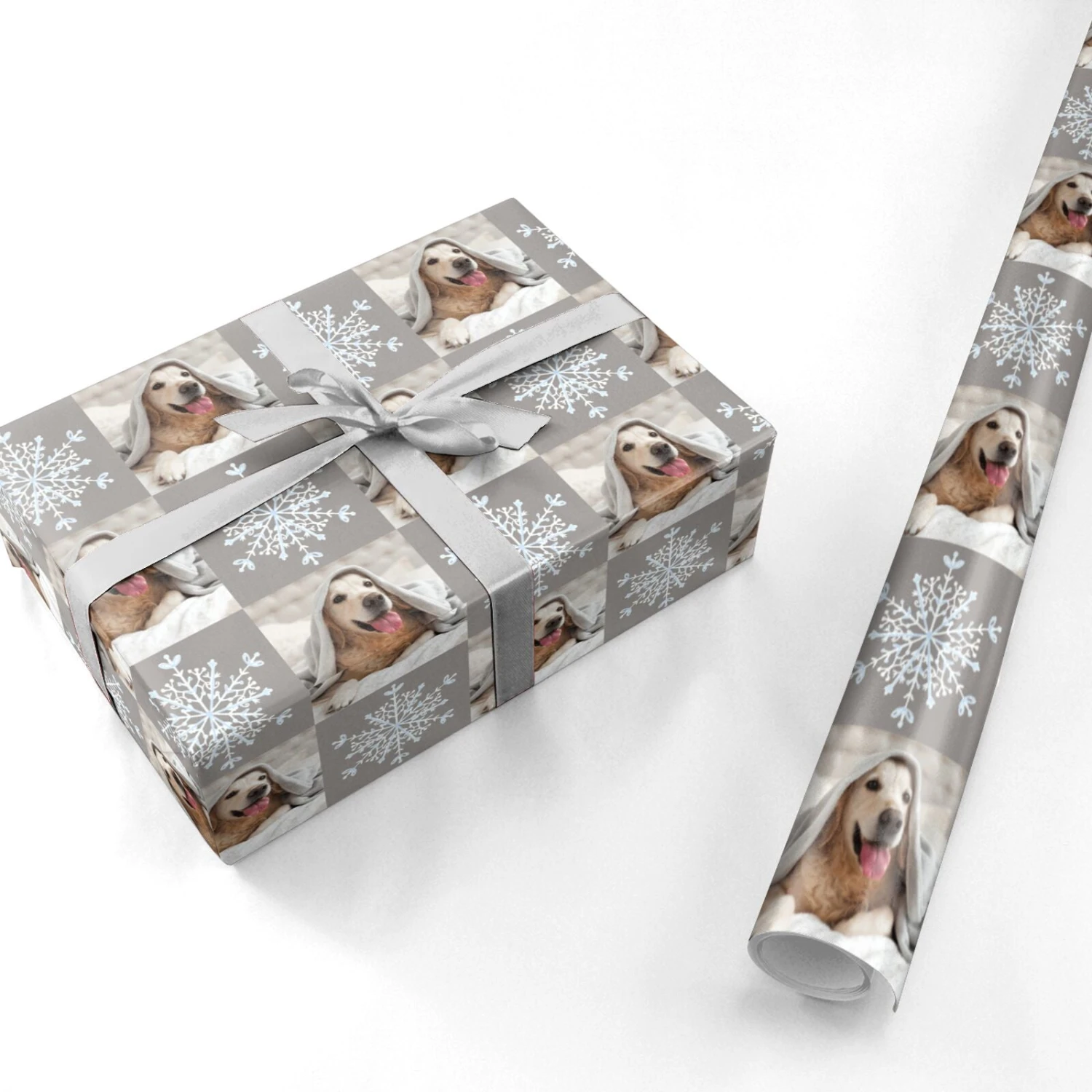 Christmas Dog Photo Wrapping Paper - Image 3