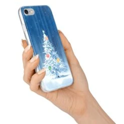 Christmas Tree IPhone Case -Wrap & Case Store Christmas Tree iPhone 7 Bumper Case on Silver iPhone Alternative Image