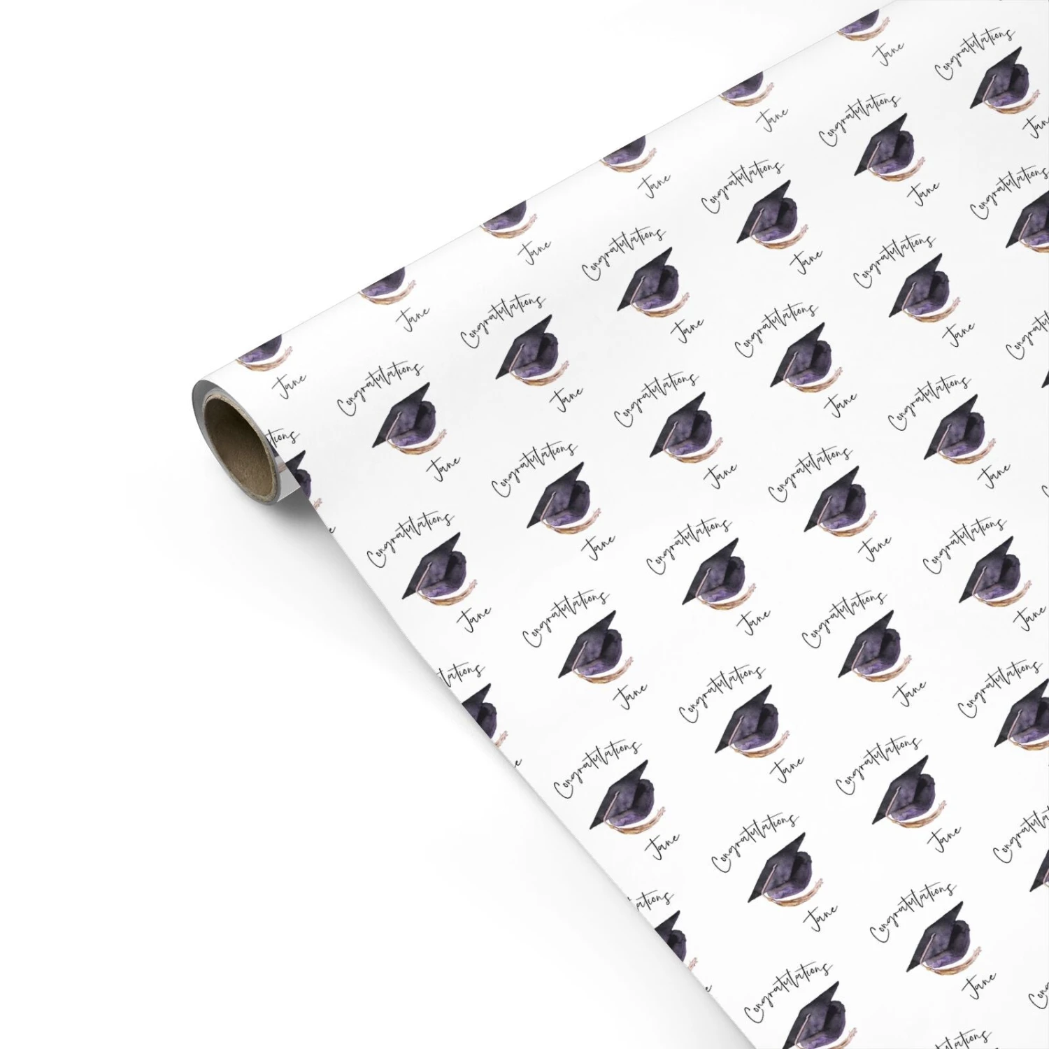 Congratulations Graduate Custom Wrapping Paper - Image 2
