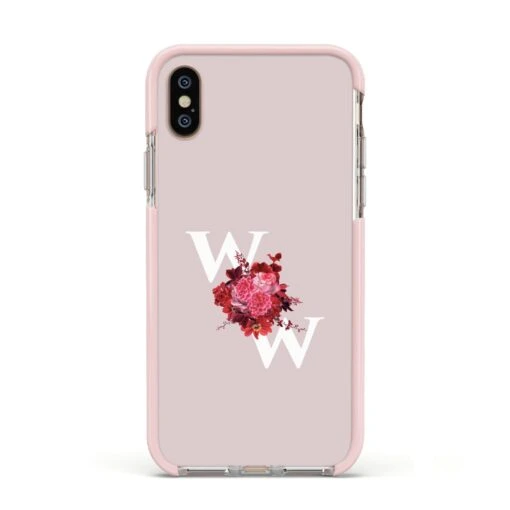 Custom Dual Initial Floral IPhone Case - Image 20
