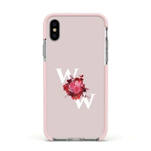 Custom Dual Initial Floral IPhone Case - Image 19
