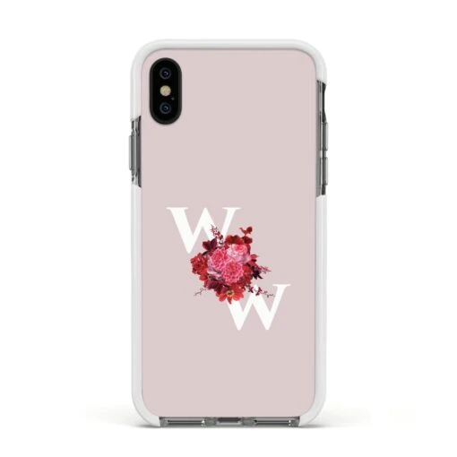 Custom Dual Initial Floral IPhone Case - Image 18