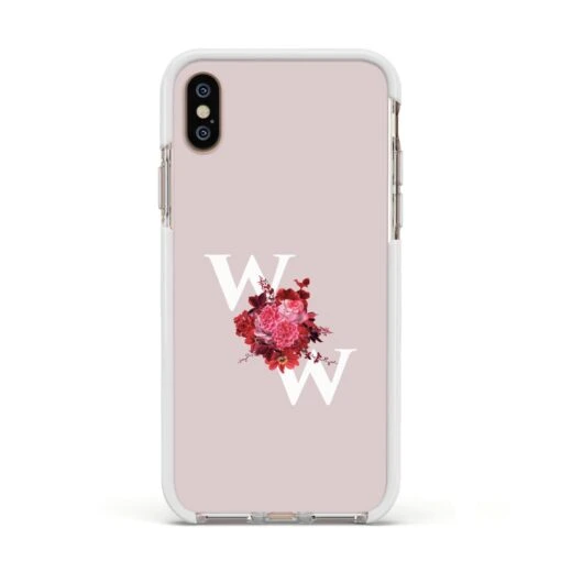 Custom Dual Initial Floral IPhone Case - Image 17
