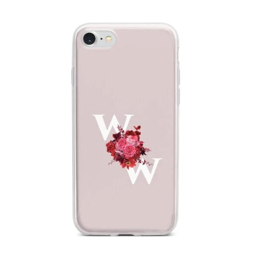 Custom Dual Initial Floral IPhone Case - Image 12