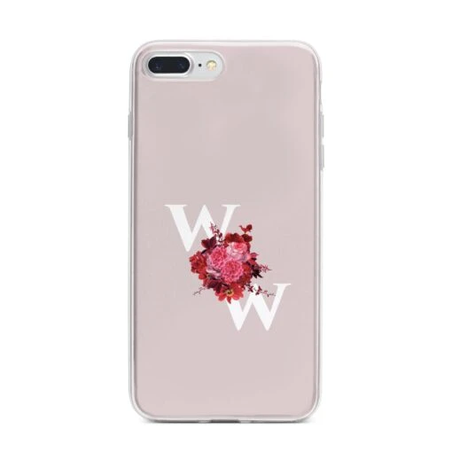 Custom Dual Initial Floral IPhone Case - Image 14