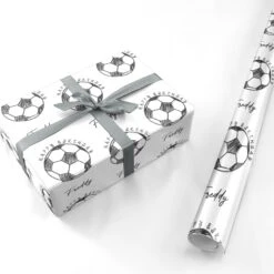 Custom Football Wrapping Paper -Wrap & Case Store Custom Football Personalised Wrapping Paper