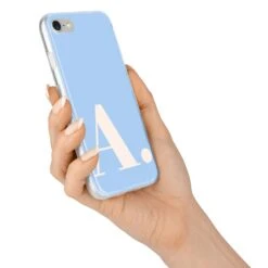 Custom Initial IPhone Case -Wrap & Case Store Custom Initial iPhone 7 Bumper Case on Silver iPhone Alternative Image