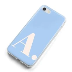 Custom Initial IPhone Case -Wrap & Case Store Custom Initial iPhone 8 Bumper Case on Silver iPhone Alternative Image