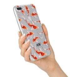 Custom Koi Fish IPhone Case -Wrap & Case Store Custom Koi Fish iPhone 7 Plus Bumper Case on Silver iPhone Alternative Image