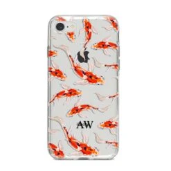 Custom Koi Fish IPhone Case -Wrap & Case Store Custom Koi Fish iPhone 8 Bumper Case on Silver iPhone