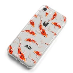 Custom Koi Fish IPhone Case -Wrap & Case Store Custom Koi Fish iPhone 8 Bumper Case on Silver iPhone Alternative Image