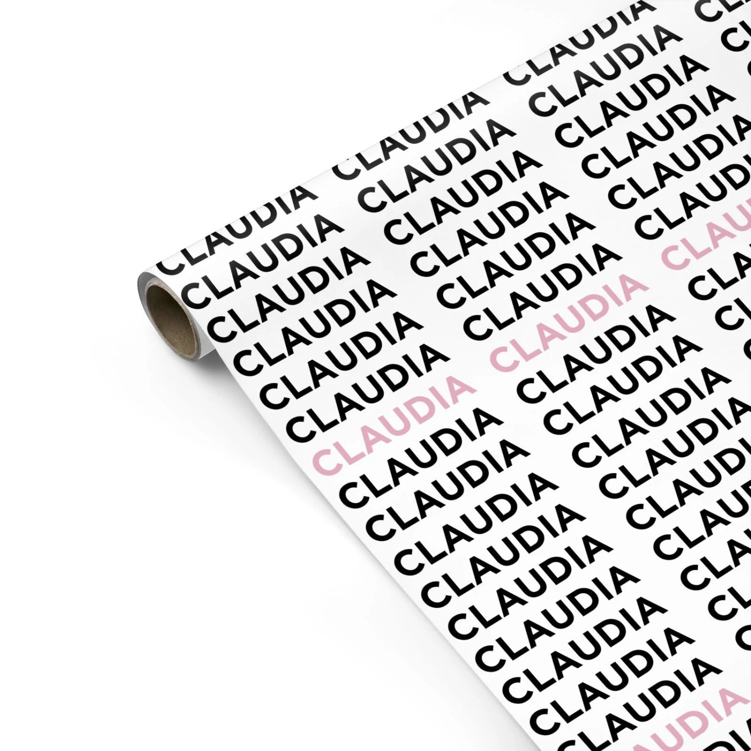 Custom Name Repeat Wrapping Paper - Image 2