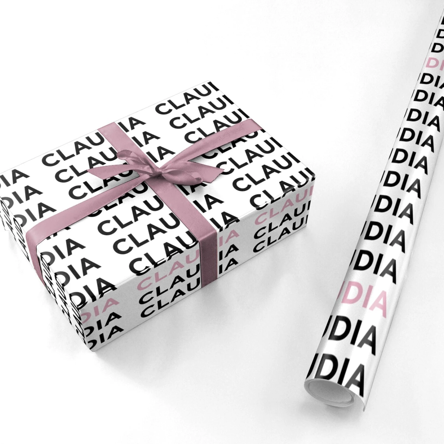 Custom Name Repeat Wrapping Paper - Image 3