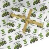Custom Tractor Birthday Wrapping Paper -Wrap & Case Store Custom Tractor Birthday Custom Wrapping Paper